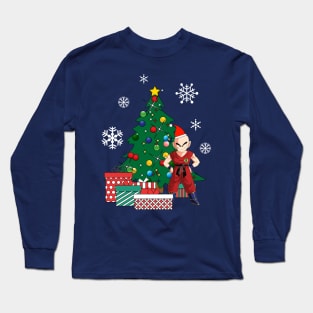 Krillin Around The Christmas Tree Long Sleeve T-Shirt